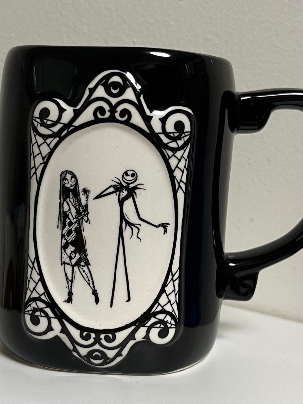 Disney The Nightmare Before  Ceramic Mug with Jack Skellington and Sally